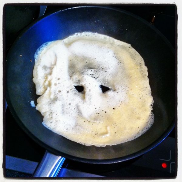 Palatschinken für die Fritattnsuppm