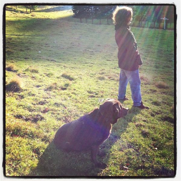 Da dog and da man.
