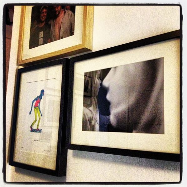 Einneues Bild an der Wand.