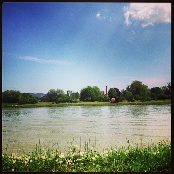 Donau. Links gehts owi.