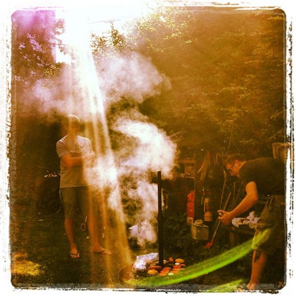 Grilling action