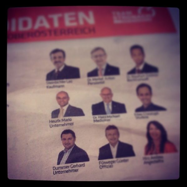 Warum man Vornamen besser vor den Nachnamen stellt. #teamstronach