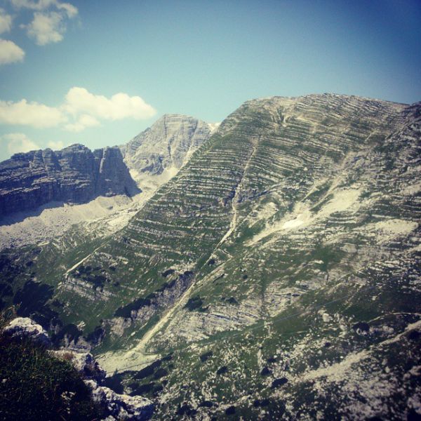 Blick von der Roten Wand zum Warscheneck.
