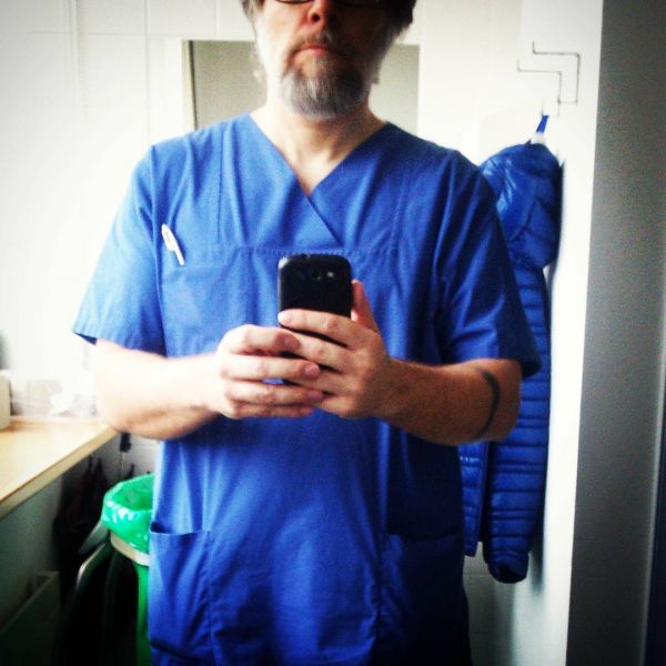 Diesmal ein Praktikum in blau.