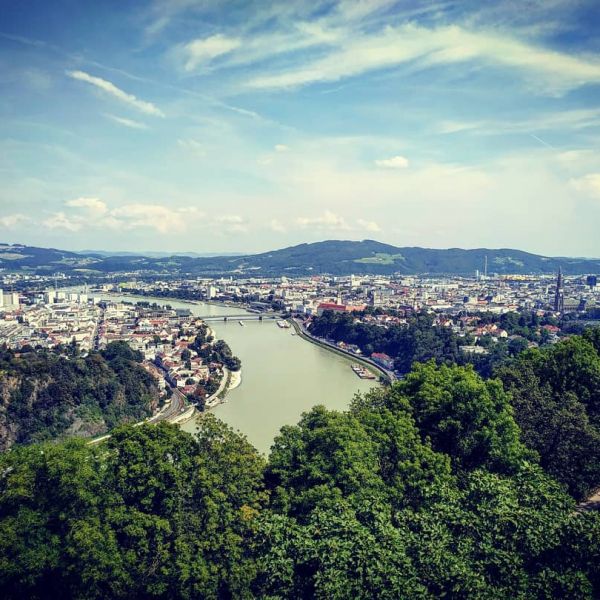 Blick auf die neue Heimatstadt.