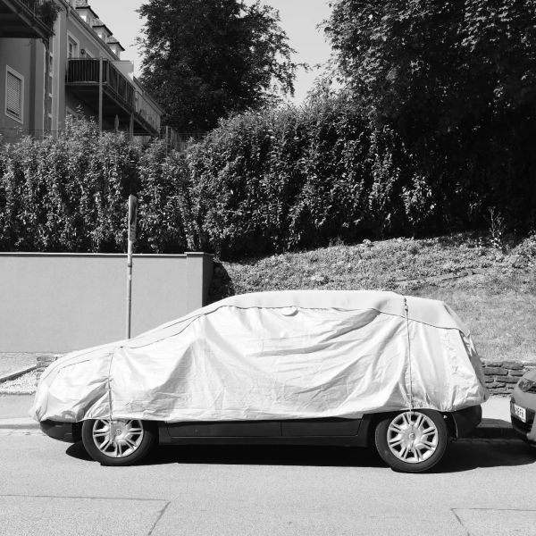 wrapped car